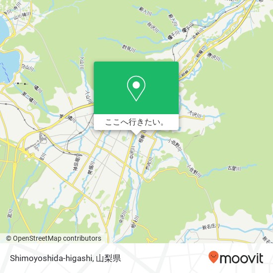 Shimoyoshida-higashi地図