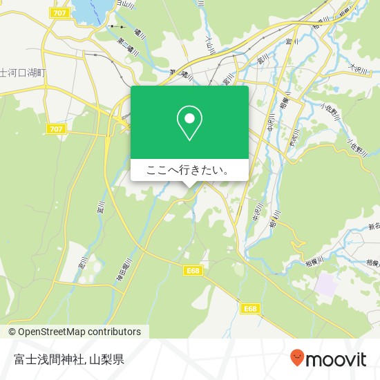 富士浅間神社地図