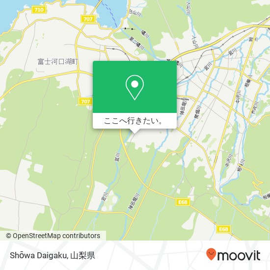 Shōwa Daigaku地図