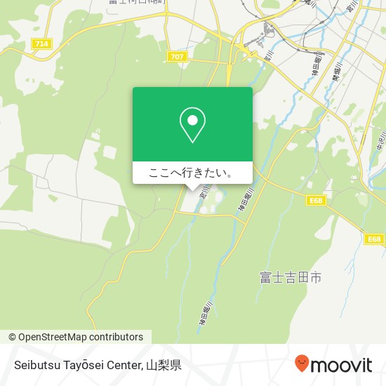 Seibutsu Tayōsei Center地図