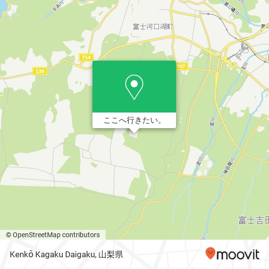 Kenkō Kagaku Daigaku地図