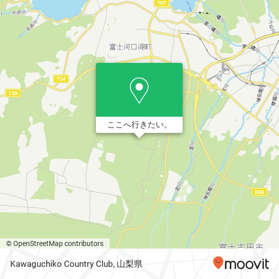 Kawaguchiko Country Club地図