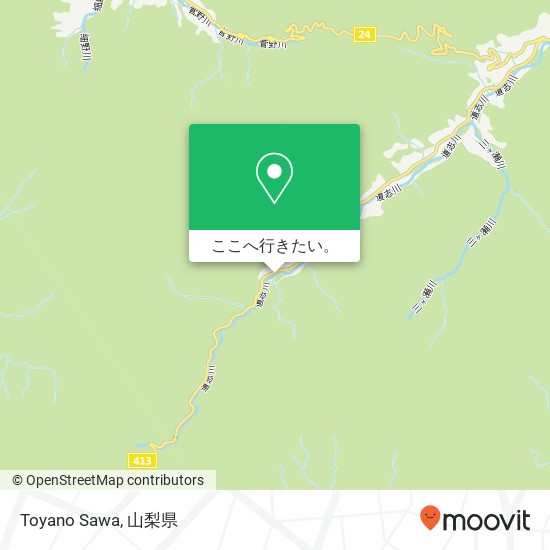 Toyano Sawa地図