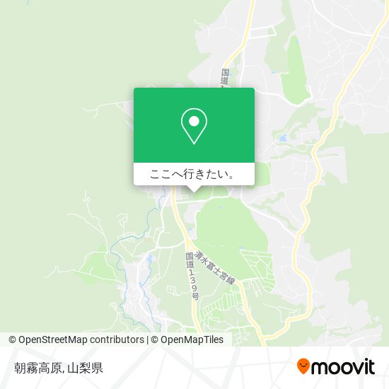 朝霧高原地図