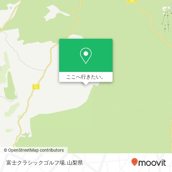 富士クラシックゴルフ場地図