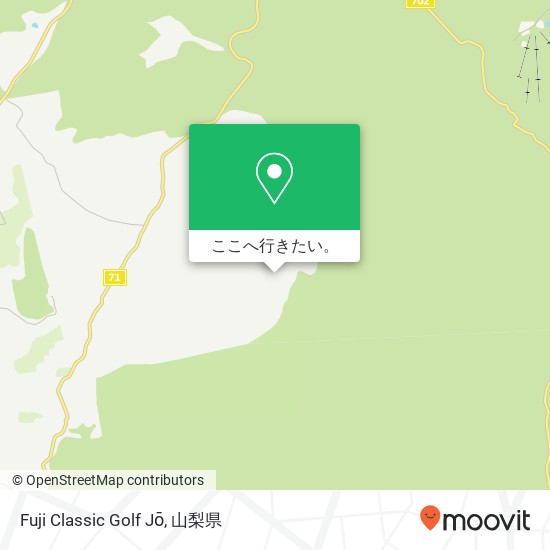 Fuji Classic Golf Jō地図