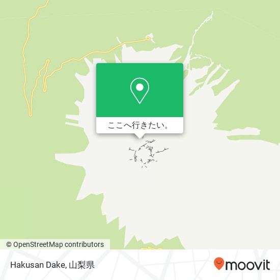 Hakusan Dake地図