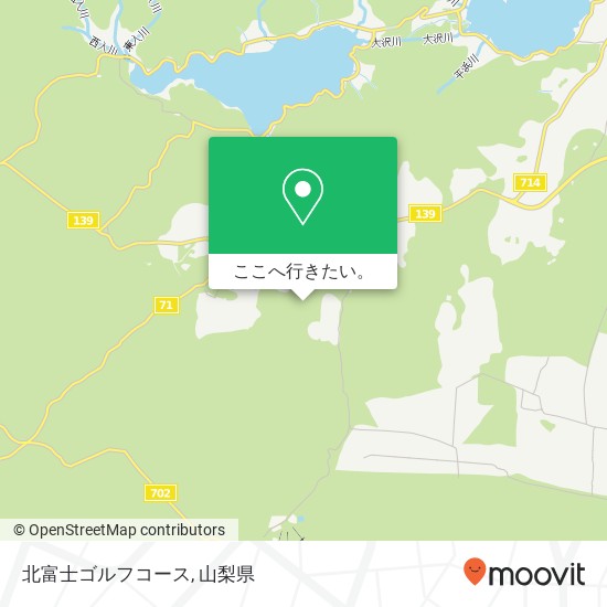 北富士ゴルフコース地図