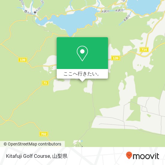 Kitafuji Golf Course地図