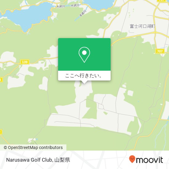 Narusawa Golf Club地図