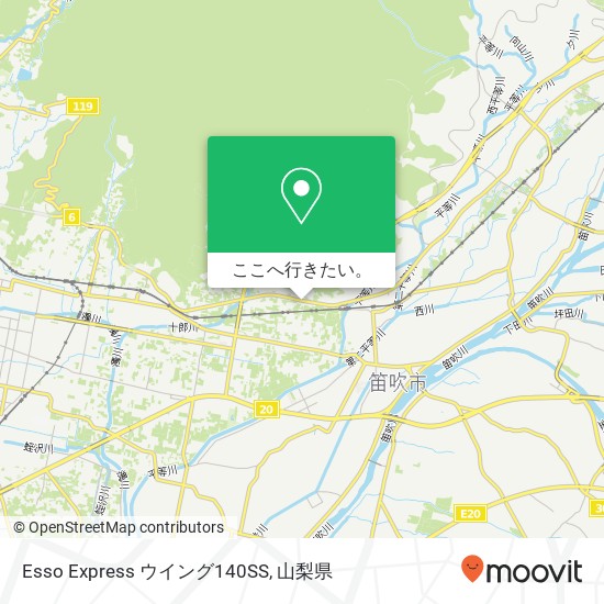 Esso Express ウイング140SS地図