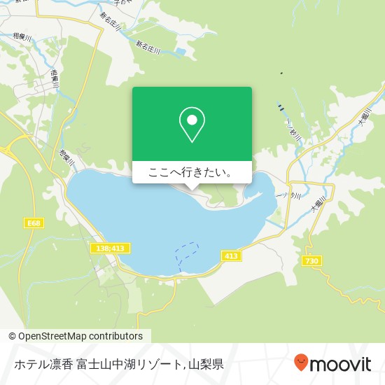 ホテル凛香 富士山中湖リゾート地図
