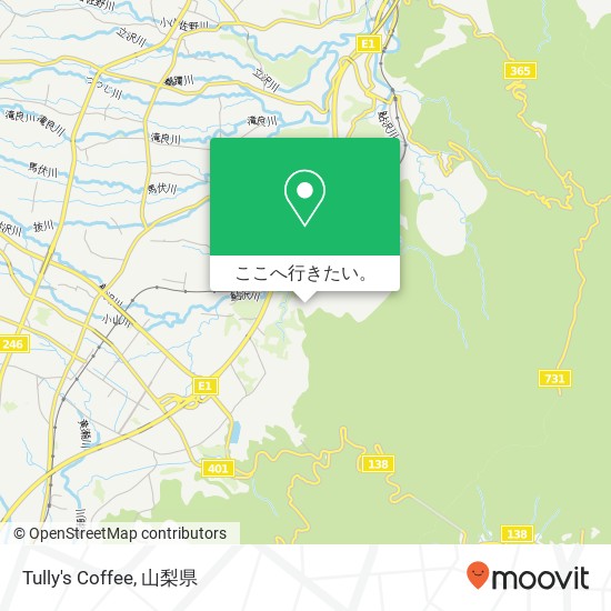 Tully's Coffee地図