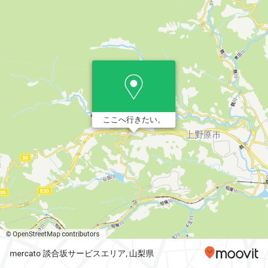 mercato  談合坂サービスエリア地図