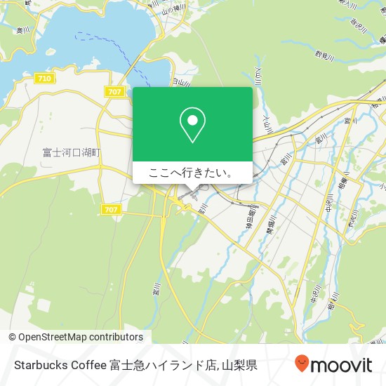 Starbucks Coffee 富士急ハイランド店地図