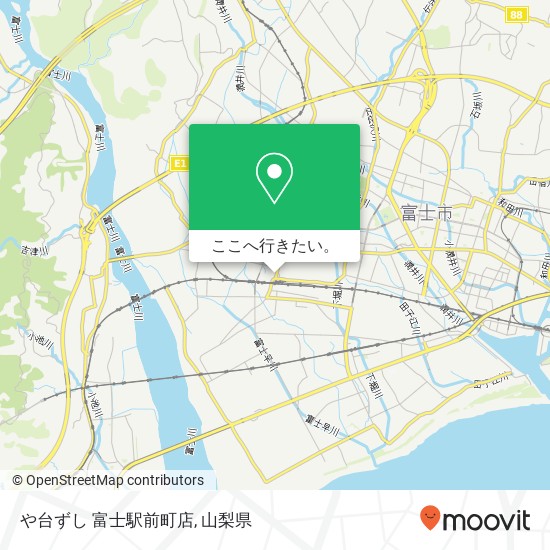 や台ずし 富士駅前町店地図