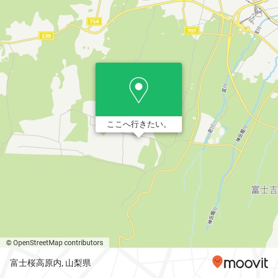 富士桜高原内地図