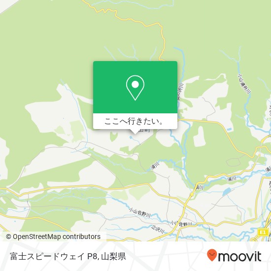 富士スピードウェイ P8地図