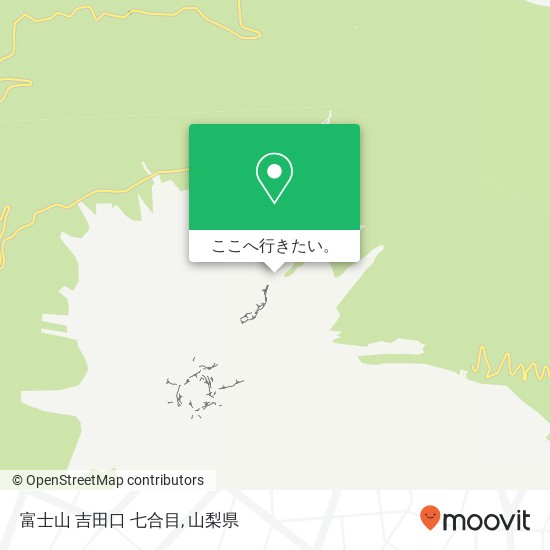 富士山 吉田口 七合目地図