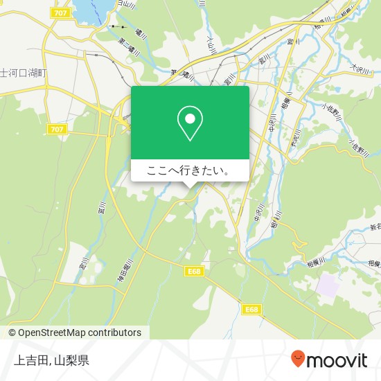 上吉田地図
