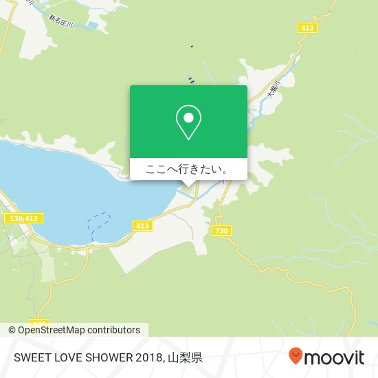 SWEET LOVE SHOWER 2018地図