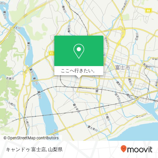 キャンドゥ 富士店地図