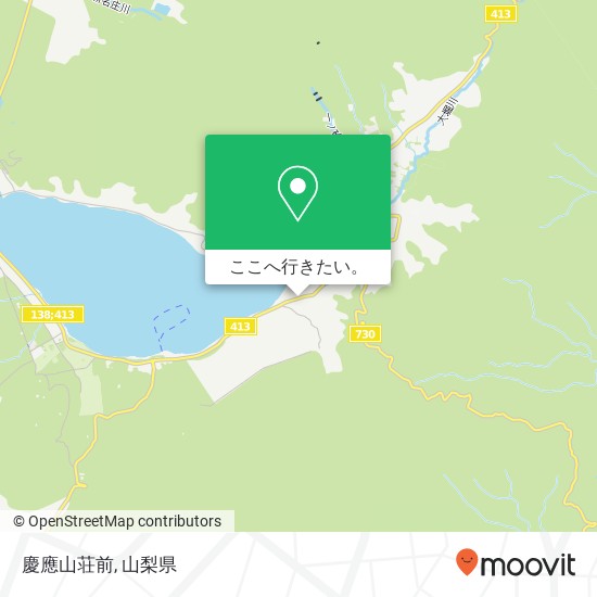 慶應山荘前地図