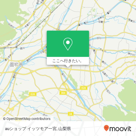 auショップ イッツモア一宮地図