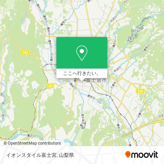 イオンスタイル富士宮地図