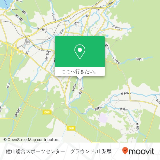 鐘山総合スポーツセンター　グラウンド地図