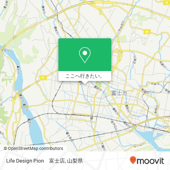 Life Design Pion　富士店地図