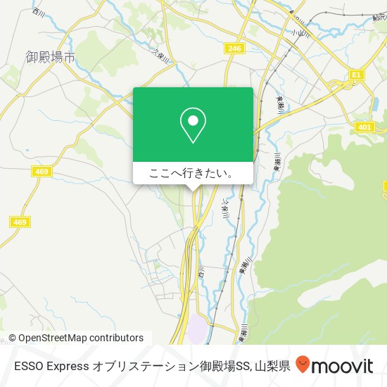 ESSO Express オブリステーション御殿場SS地図