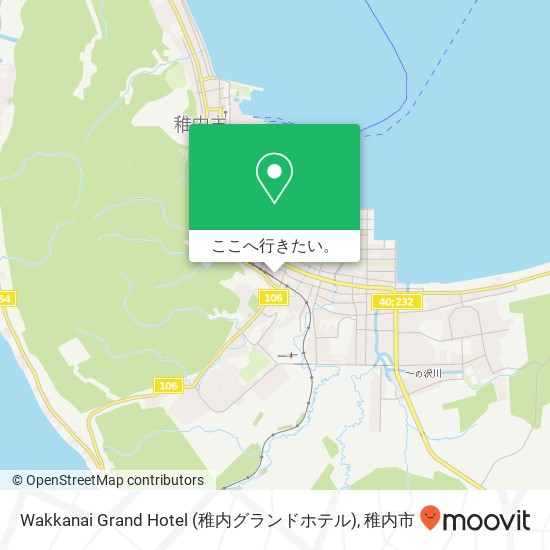 Wakkanai Grand Hotel (稚内グランドホテル)地図