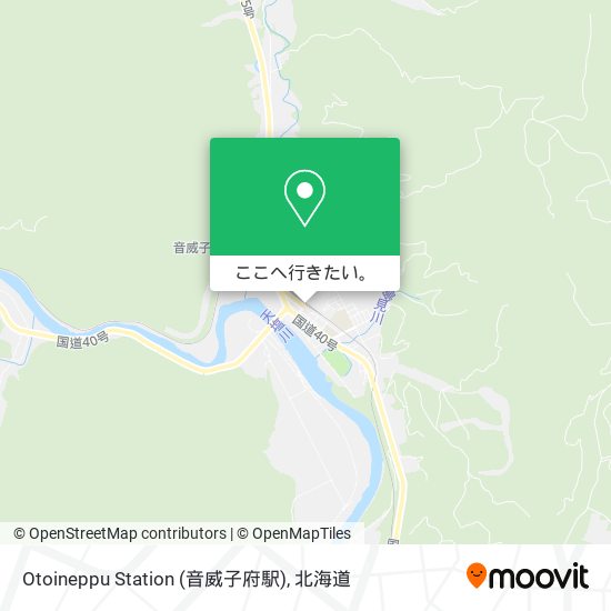 Otoineppu Station (音威子府駅)地図