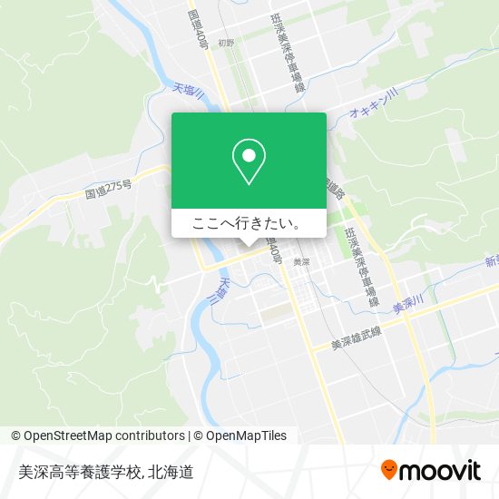 美深高等養護学校地図