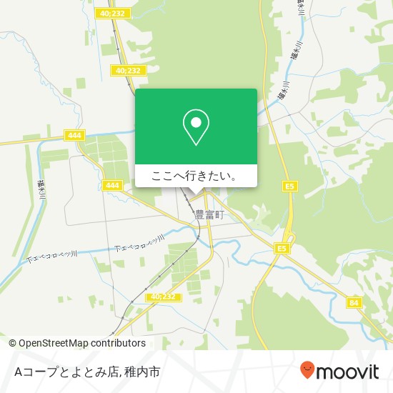 Aコープとよとみ店地図