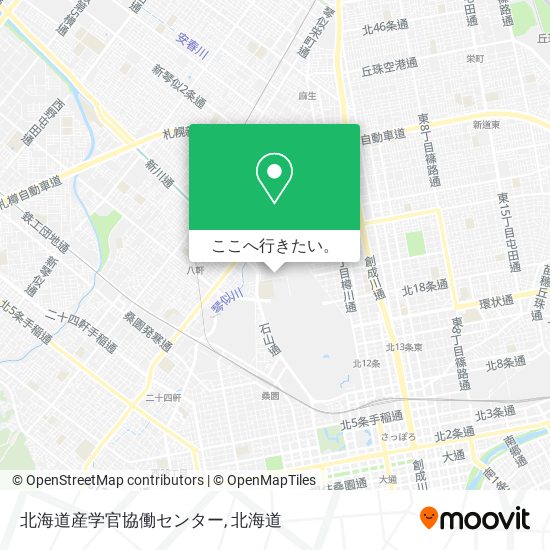 北海道産学官協働センター地図