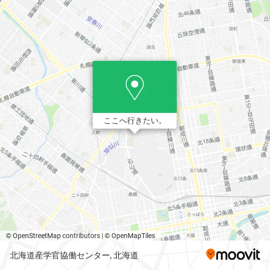 北海道産学官協働センター地図