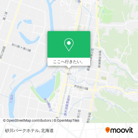 砂川パークホテル地図