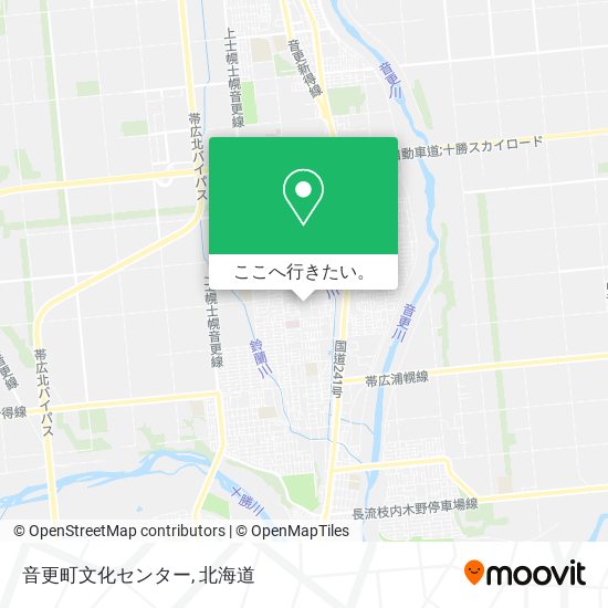 音更町文化センター地図