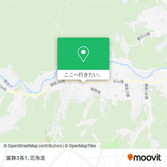 簾舞3条1地図
