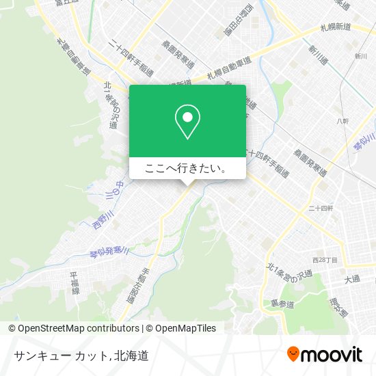 サンキュー カット地図