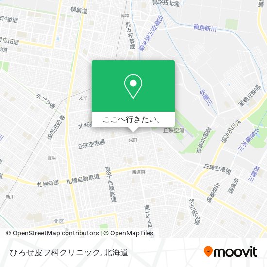 ひろせ皮フ科クリニック地図