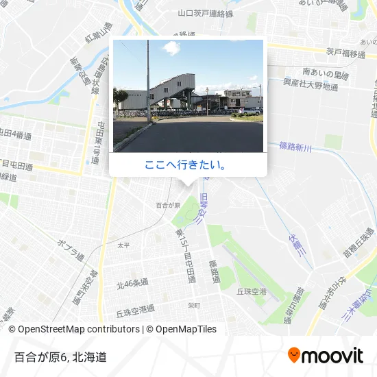 百合が原6地図