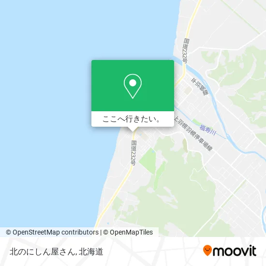 北のにしん屋さん地図