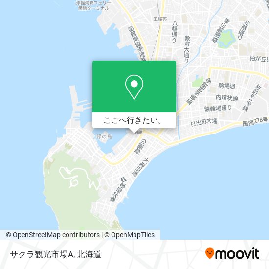 サクラ観光市場A地図