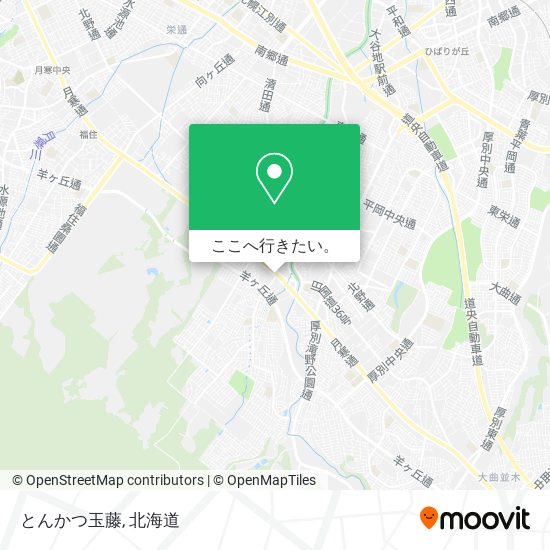 とんかつ玉藤地図