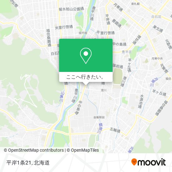 平岸1条21地図