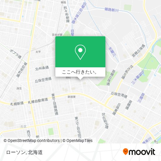 ローソン地図