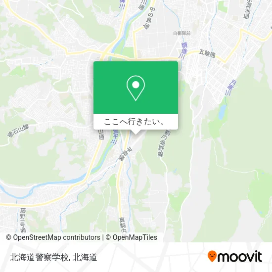 北海道警察学校地図